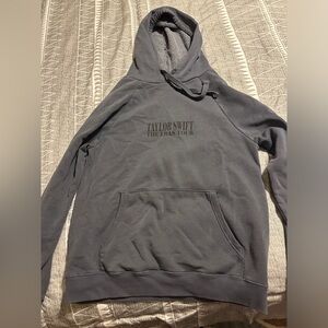 Official Taylor Swift Eras International Tour Washed Blue Hoodie
